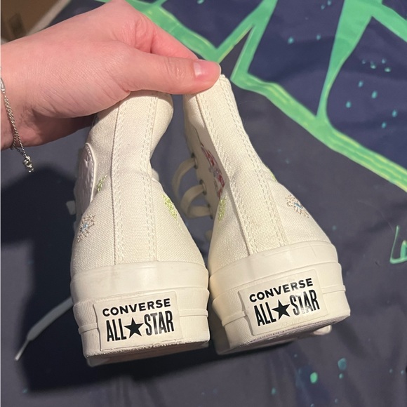 Converse Chuck Taylor All Star Lift Custom Embroidery from Etsy  Size 9 - Picture 4 of 6